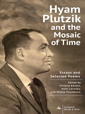 cover image of Hyam Plutzik and the Mosaic of Time